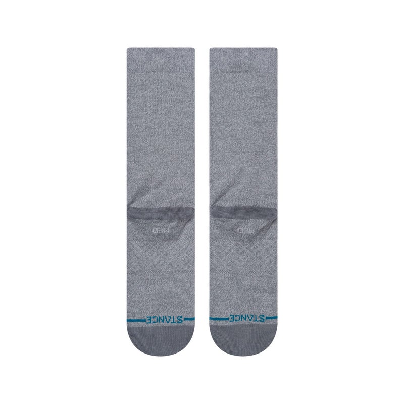 Stance Icon Crew Socks (Large, Grey Heather) - Image 3